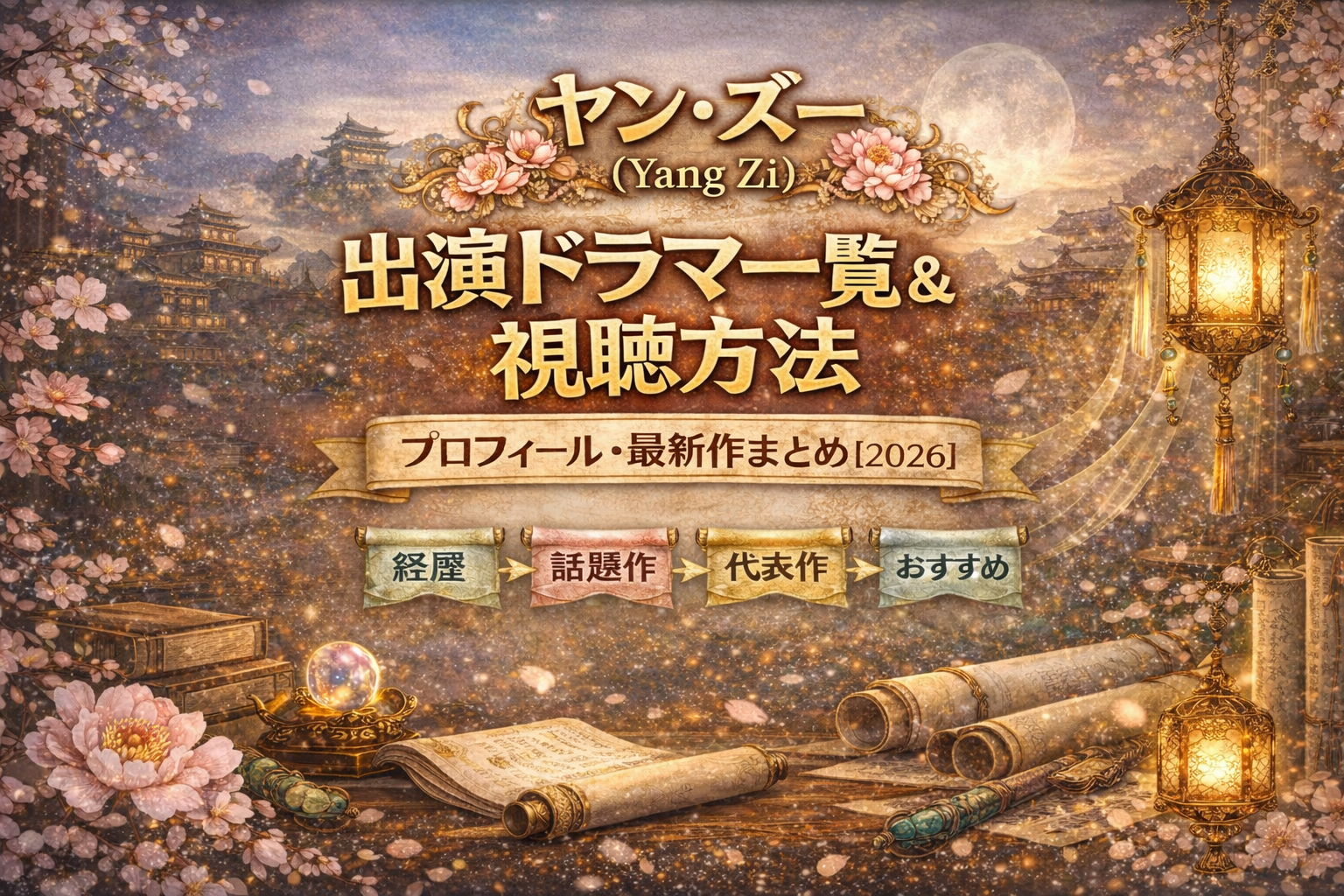 ヤン・ズー（Yang Zi）の出演ドラマ一覧＆視聴方法｜プロフィール・最新作まとめ【2026】